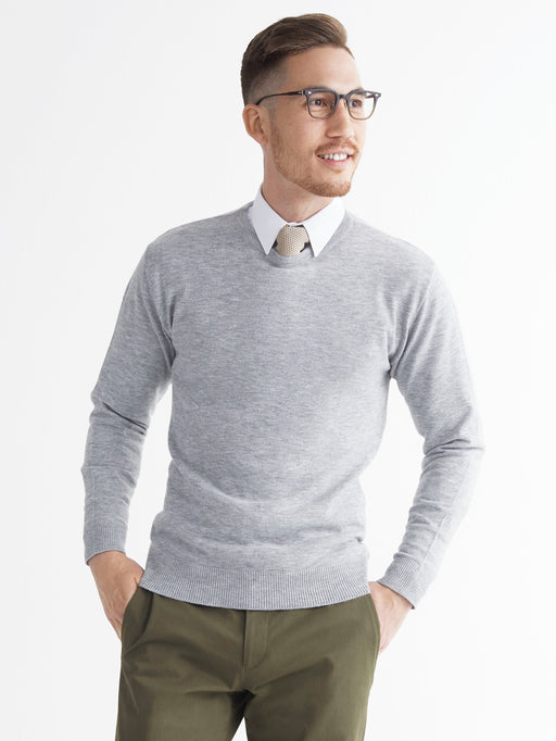 Men's Porter Crewneck Sweater - Heather Grey