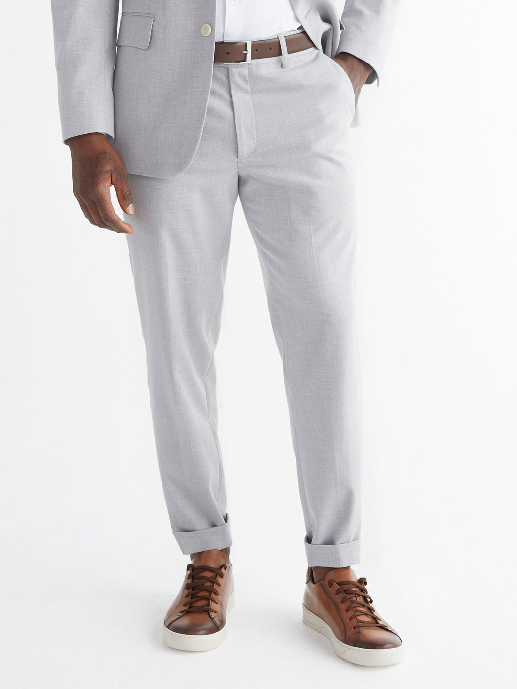 Men's James Pant in Modern Fit - Dove Grey