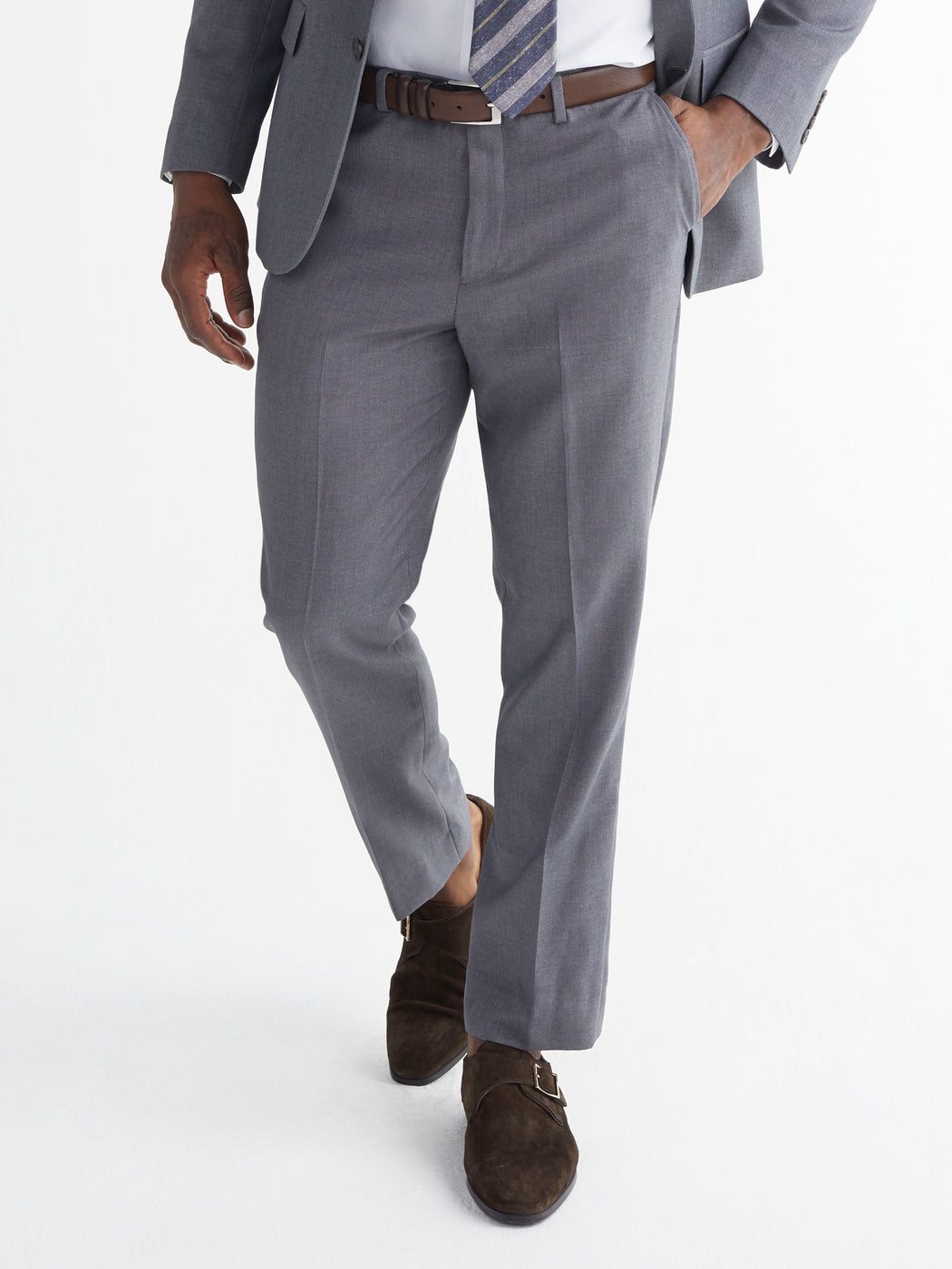 Men's James Pant in Modern Fit - Empire Grey