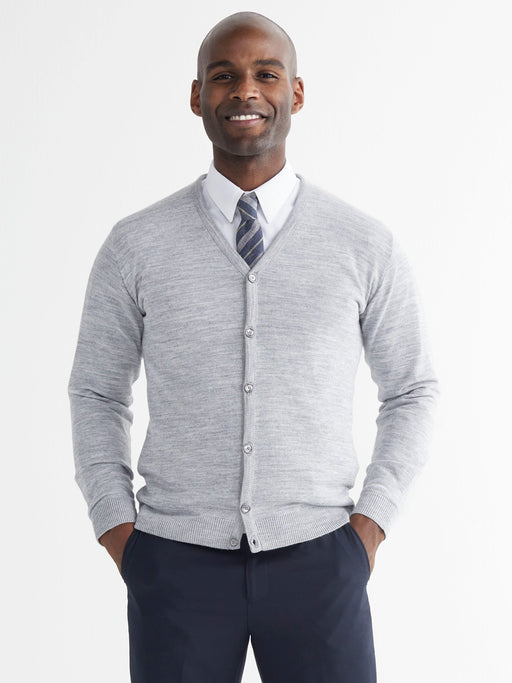 Men's Rogers Cardigan Sweater - Heather Grey
