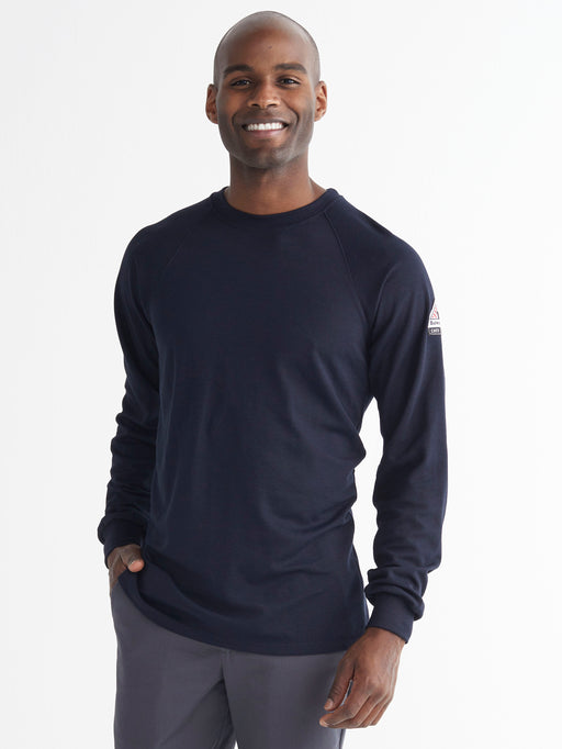 Men's Flame Resistant Cool Touch 2 Long Sleeve Tee - Navy