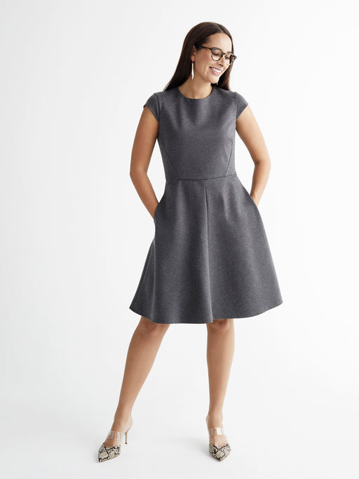 Ladies' Ariana Dress - Empire Grey