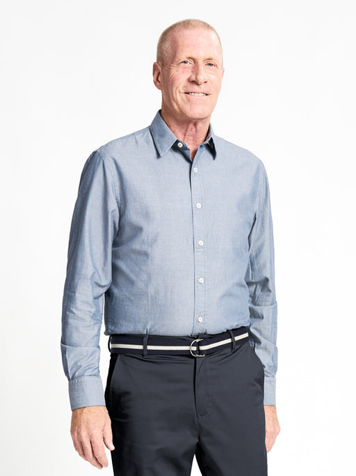 Men's James Shirt - Blue Chambray