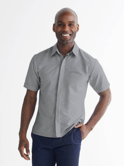 Men's Resort Short Sleeve Shirt - Sleet
