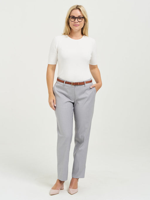 Ladies' Jordan Straight Leg Pant - Dove Grey