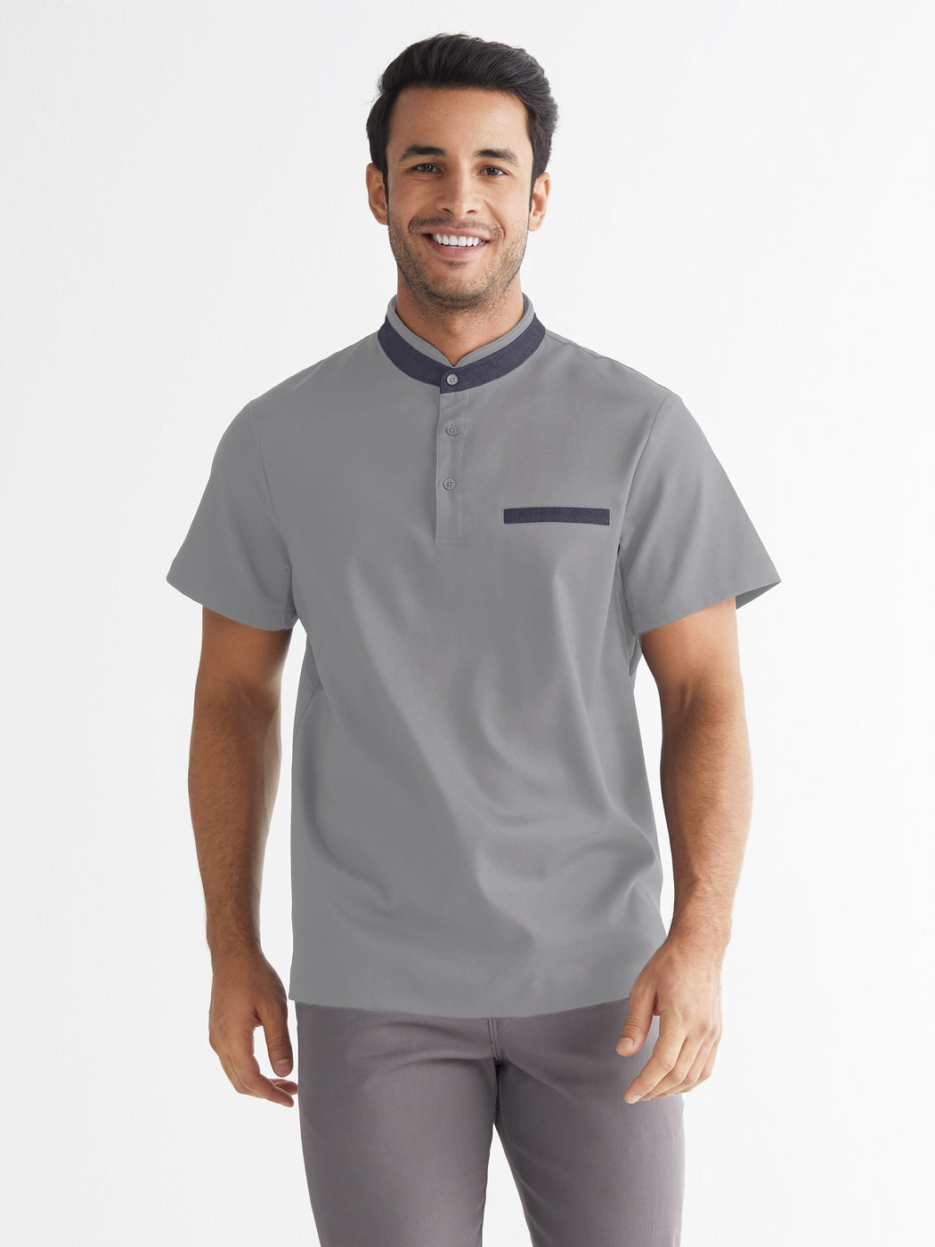Men's Studio Pullover - Global Grey