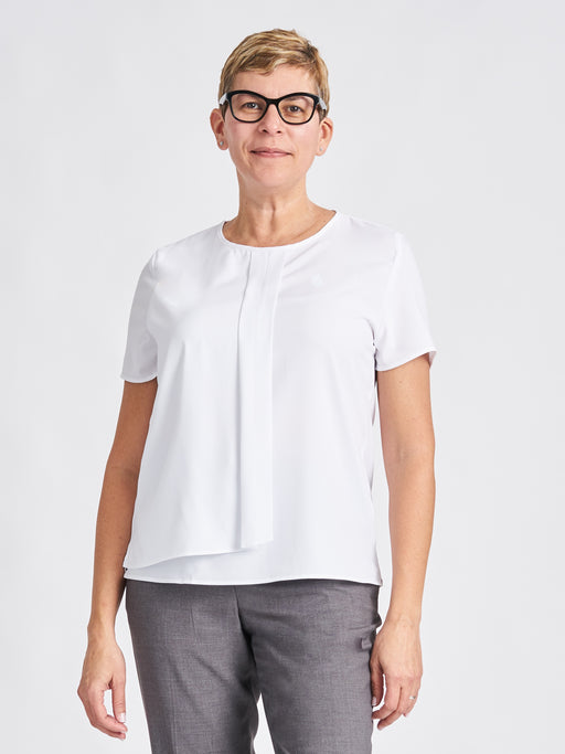 Ladies' Panel Blouse - White