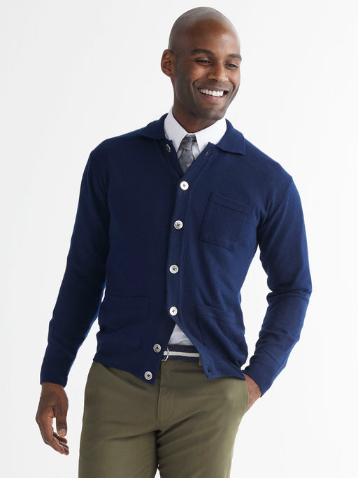 Men's Ace Cardigan - Navy