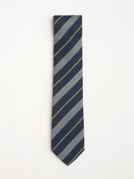 Chambray Rep Tie - Navy