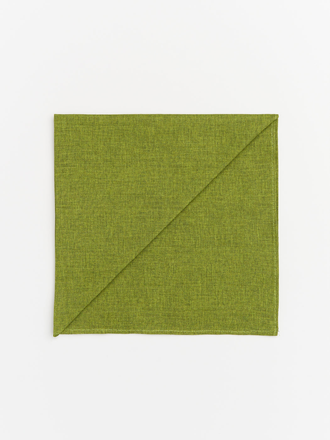 Linen Pocket Square - Chartreuse
