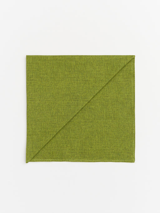 Linen Pocket Square - Chartreuse