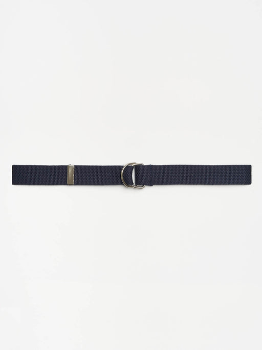 Men's D-Ring Web Belt - Dark Navy