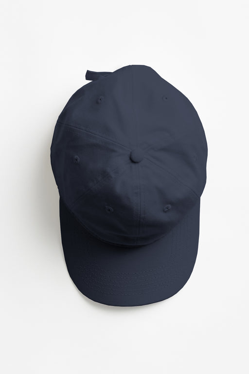 Soft Brushed Canvas Cap - Navy