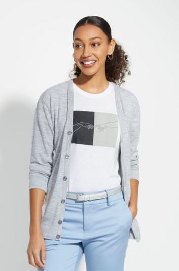 Rogers Cardigan Sweater - Heather Grey