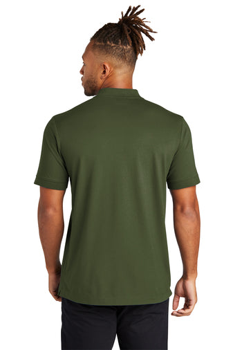 Men's Stretch Pique Henley - Townsend Green