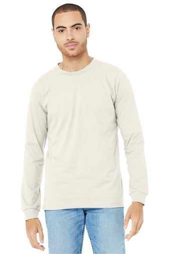 Men's Long Sleeve Tee - Natural