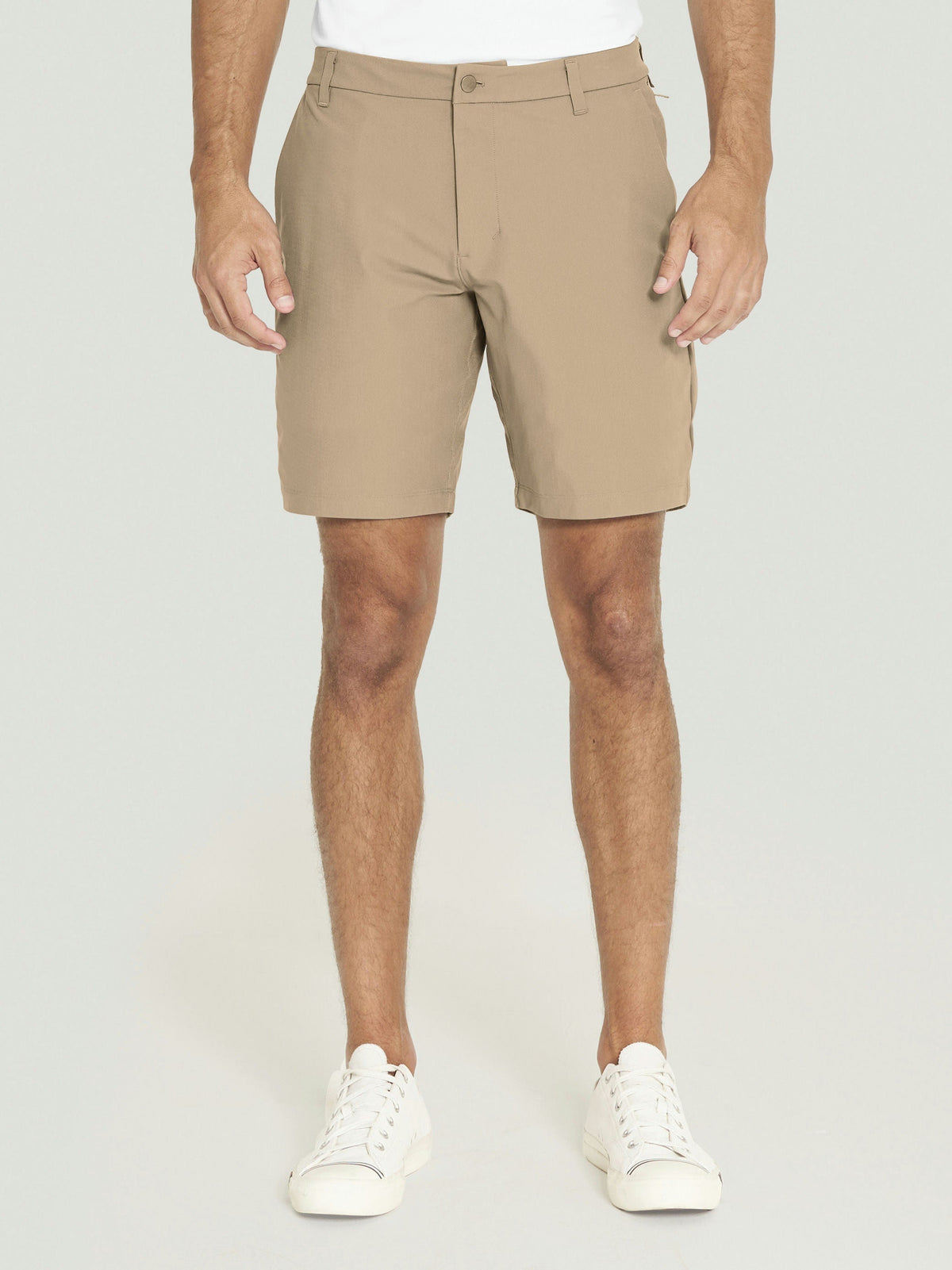 Men's Flex Tech Shorts - Khaki — Westin Wardrobe