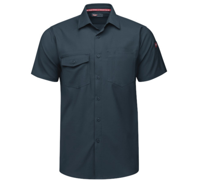 Men's Cooling Short Sleeve Work Shirt - Arctic