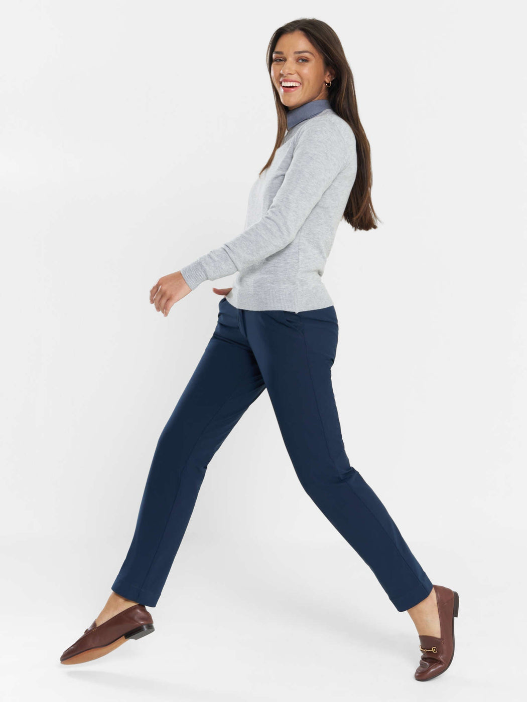 Ladies' Flex Tech Pant - Navy