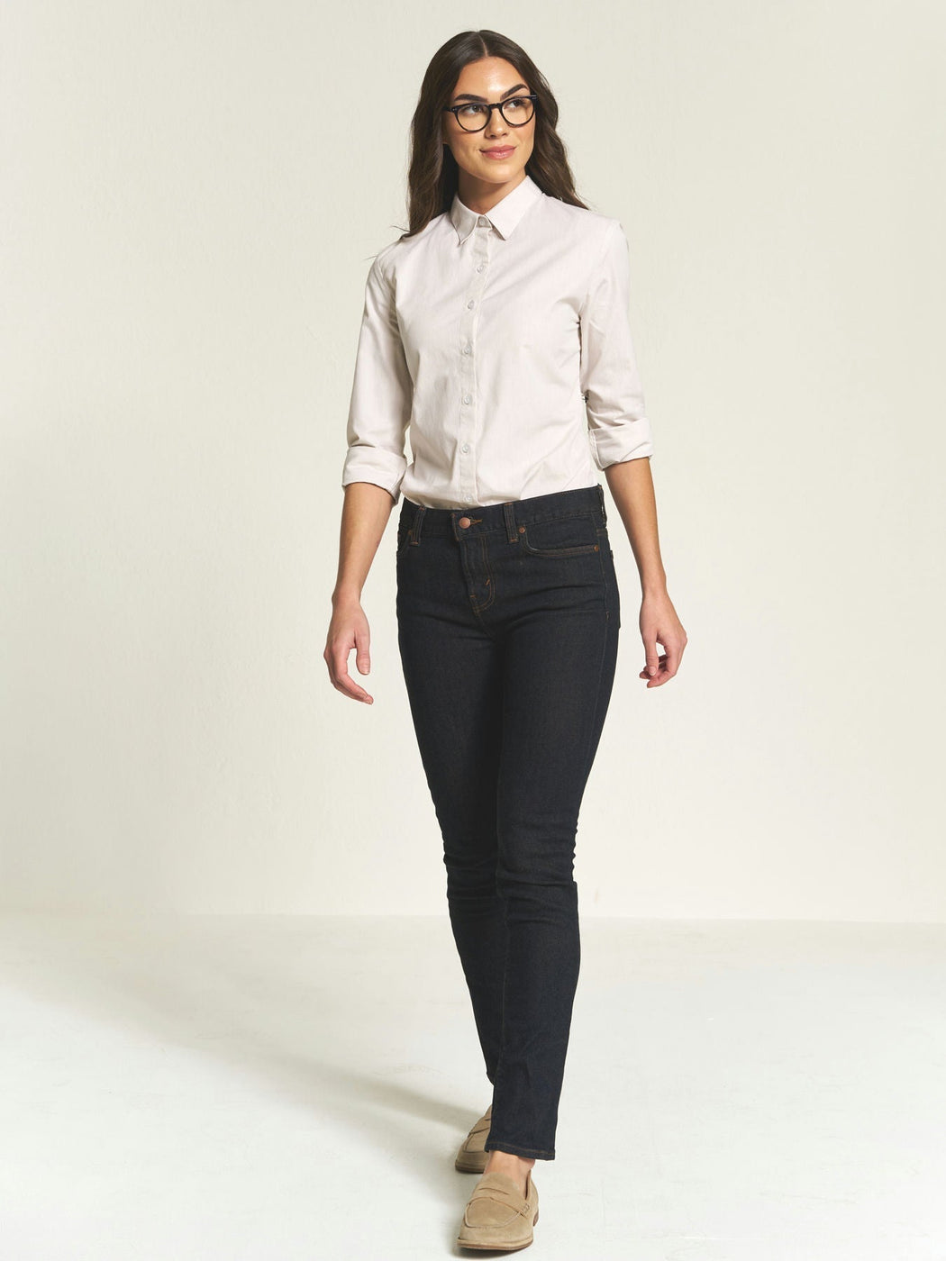 Ladies' Essential Blouse - Vanilla