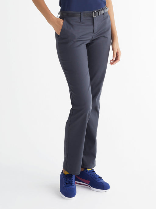 Ladies' Dickies Flat Front Work Pant - Charcoal