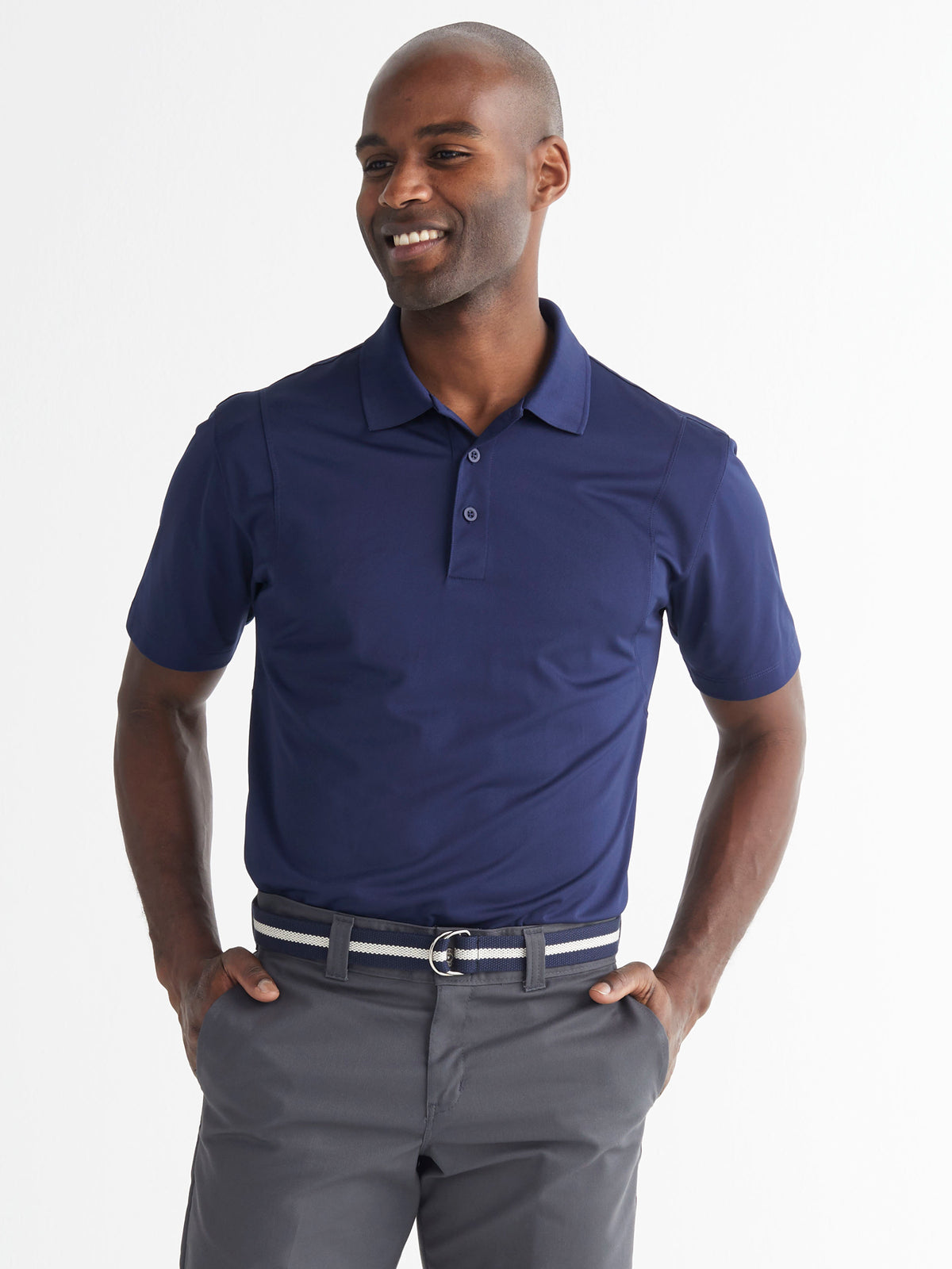 Men's DriFit Performance Polo True Navy — Westin Wardrobe