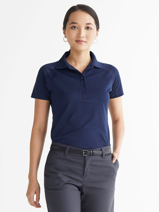 Ladies' Dri-Mesh Sports Shirt - Navy