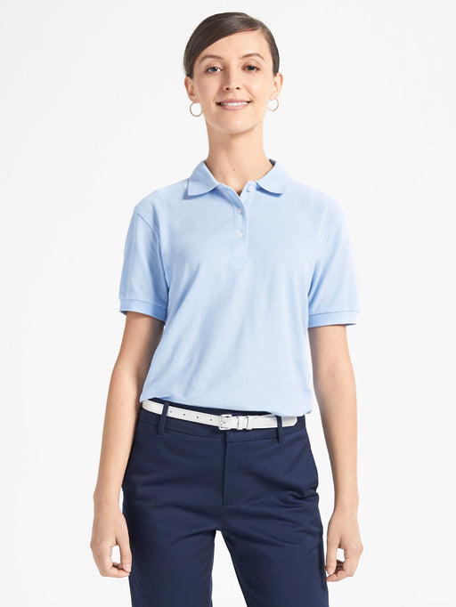 Ladies' Performance Blend Polo - Light Blue