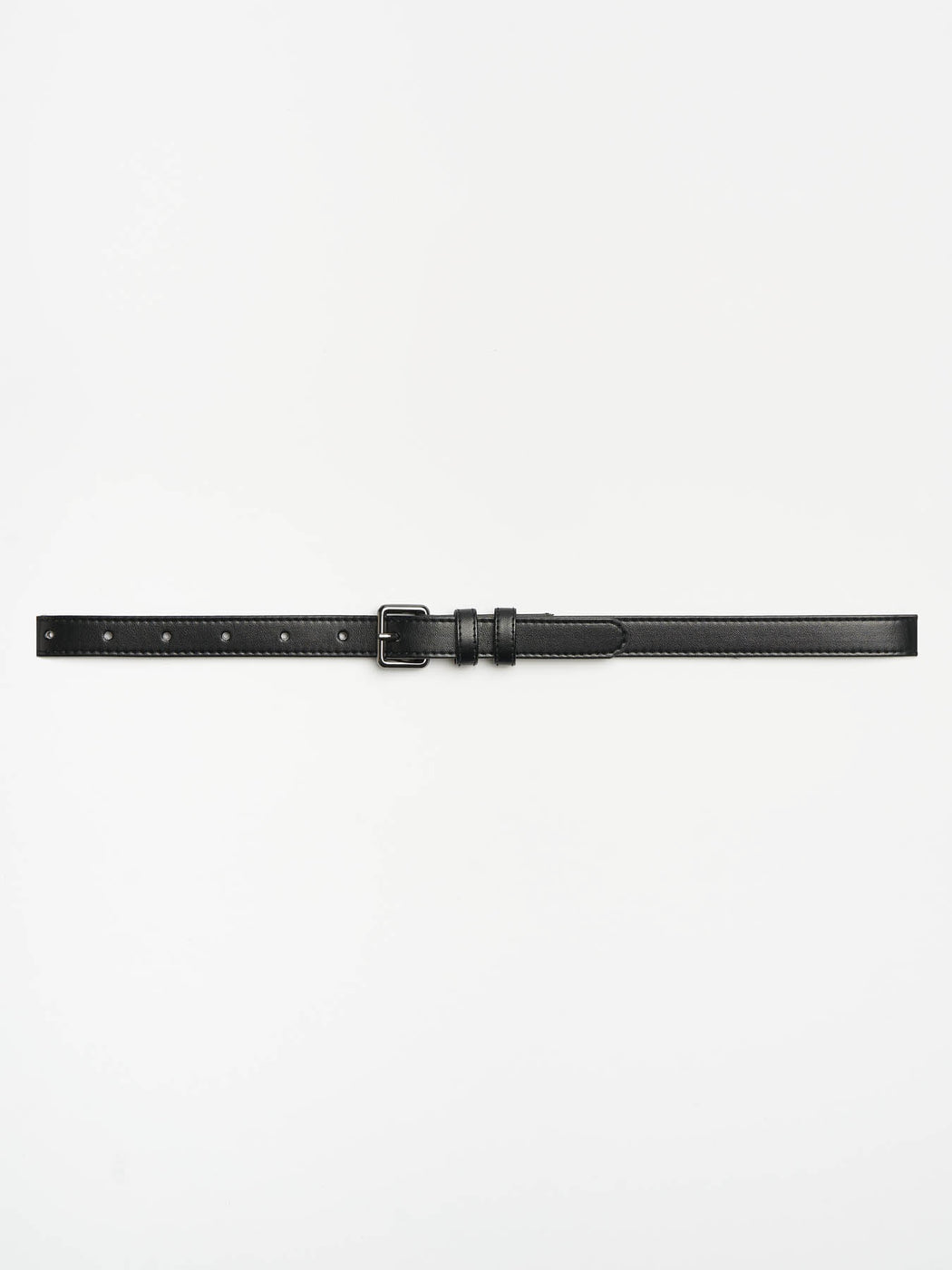 Ladies' Skinny Belt - Matte Black